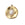 Perlengroßhändler in Deutschland Runder Anhänger aus goldenem Edelstahl mit weißem Jade-Cabochon 19,5 x 16,5 mm (1)