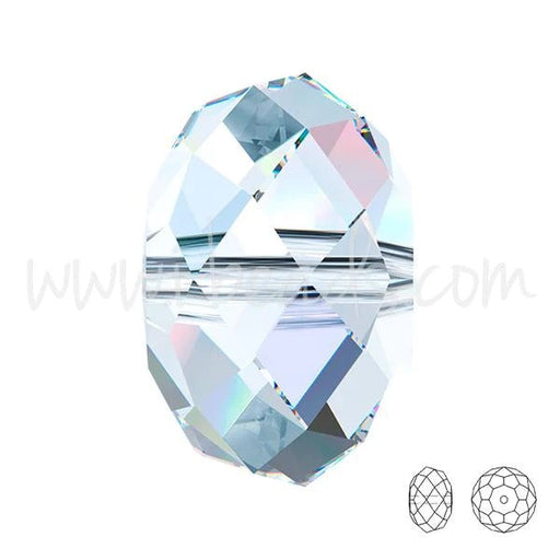 Kaufen Sie Perlen in Deutschland Österreichische Kristall-Briolette-Perle 5040 Crystal AB 12 mm (1)