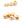 Perlengroßhändler in Deutschland Runde Holzperle vergoldet mit Blattgold 13mm - Loch: 3mm (5)