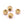 Perlen Einzelhandel Ethnische Säulenrohrperle aus rohem Messing, 8,5 x 7,5 mm – Loch: 1,5 mm (4)