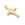 Perlen Einzelhandel Sternkreuz-Anhänger Hellgoldenes Metall 29x17x3,5mm - Loch: 1,4mm(1)