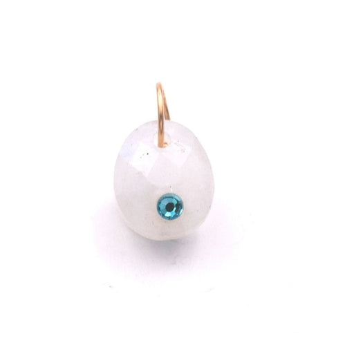 Kaufen Sie Perlen in Deutschland Ovaler Mondstein Anhänger und goldgefüllter Ring – 12 x 10 mm (1)
