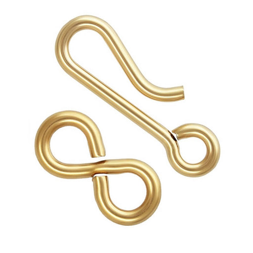 Kaufen Sie Perlen in Deutschland S-Hakenverschluss in 2 Teilen in Gold filled - 20x4mm (1 Verschluss)