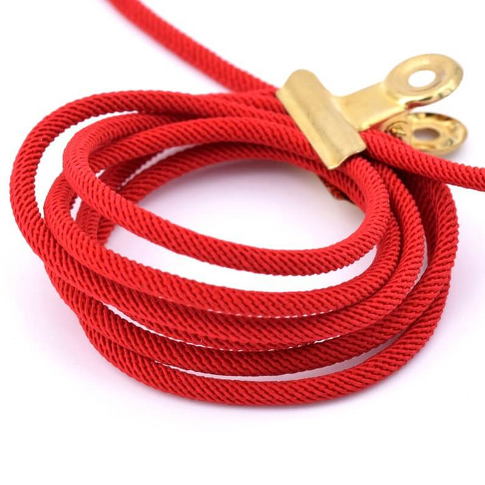 Rotes Paracord gedrehtes Polyesterband 3 mm (1 m)