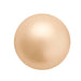 Preciosa Gold runde Perlen – Perleffekt – 6 mm (20)