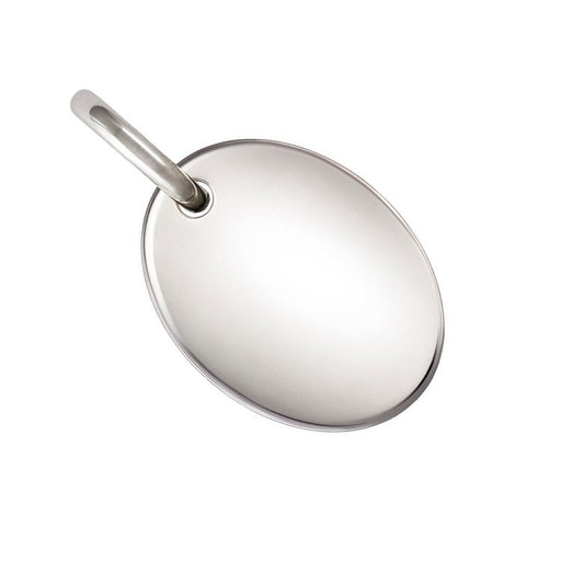 Ovaler Charm-Anhänger mit graviertem Ring aus 925er Silber – 7 x 5,5 mm (1)