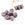 Perlen Einzelhandel Ethnische facettierte Scheibenperle grau - Knochen -14-9x10-4mm (6)