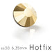 Preciosa Crystal Aurum Flatback Hotfix – ss30-6.35 mm (12)