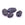 Perlen Einzelhandel Iolith gewölbte ovale geschnitzte Perle 9-11x8-9mm - Loch 0.5mm (4)