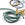 Perlengroßhändler in Deutschland Geflochtenes rundes Lederband Türkisgrün - 3mm (50cm)