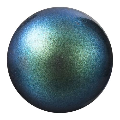 Preciosa Pearlescent Peacock Green runde Perlen – 12 mm (5)