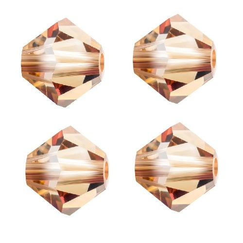 Preciosa Kristall Doppelkegelperlen Celsian – 3 mm (40 Stück)