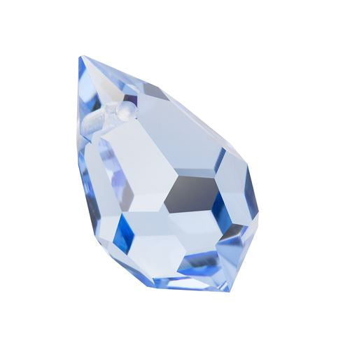 Kaufen Sie Perlen in Deutschland Anhänger tropfen 681 Preciosa Light Sapphire 30020 - 6x10mm (2)