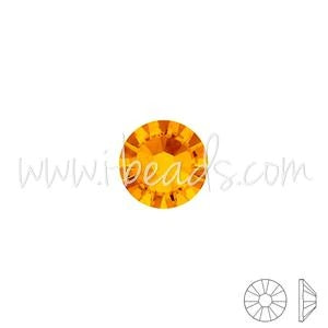 FlatBack 2058 Kristall LightTopas ss5-1.8mm (80)