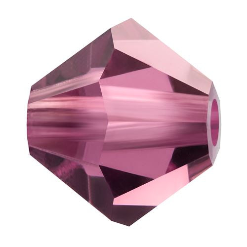 Kaufen Sie Perlen in Deutschland Doppelkegel Preciosa Amethyst 2,4x3mm (40)