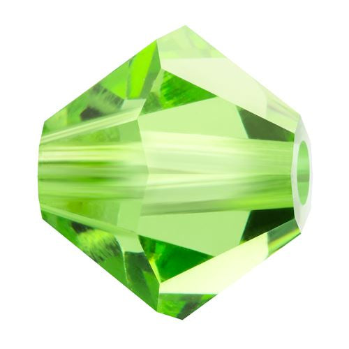 Kaufen Sie Perlen in Deutschland Doppelkegel Preciosa Peridot 3,6x4mm (40)