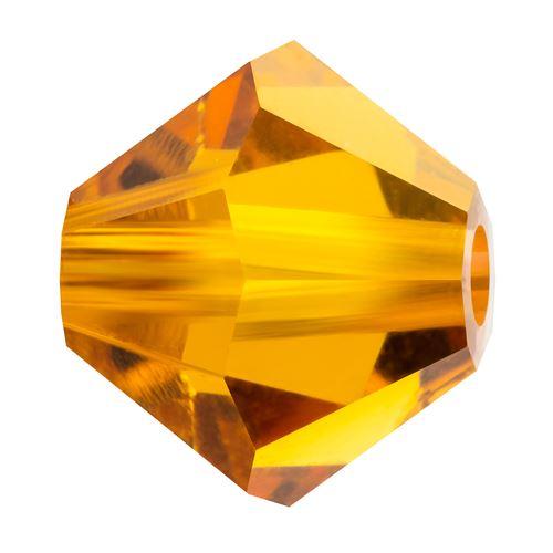 Kaufen Sie Perlen in Deutschland Preciosa Topaz 10070 -5,7x6mm Doppelkegel (10)