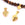 Perlengroßhändler in Deutschland Perlenanhänger ethnischer Pfeil Stahl GOLD - 15x8mm Horizontales Loch: 1.5mm (1)