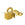Perlen Einzelhandel Kordelklemmen goldfarben 1.5x4mm (10)