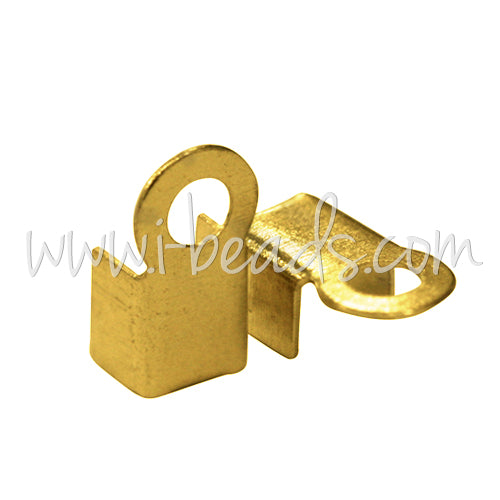 Kaufen Sie Perlen in Deutschland Kordelklemmen goldfarben 1.5x4mm (10)