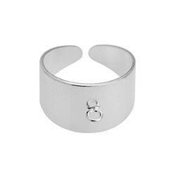Kaufen Sie Perlen in Deutschland Ring mit Ring Sterling Silber vergoldet - 10 microns - 18mm (1)