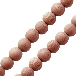 Kaufen Sie Perlen in Deutschland Perlenstrang aus rosenholz 8mm