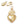 Perlen Einzelhandel Charm-Anhänger Heiliges Herz Gold Metall Qualität 20x13mm (1)