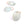 Perlen Einzelhandel Ovaler Chalcedon-Anhänger mit Zirkon und goldgefülltem gestreiftem Ring - 12 x 10 mm (1)
