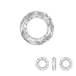 Cosmic Ring- 4139 Kristall Komet Silber Licht 30mm (1)