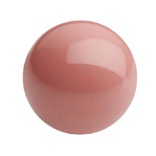 Kaufen Sie Perlen in Deutschland Runde Perlen Lackierte Preciosa Salmon Rose 8mm (20)