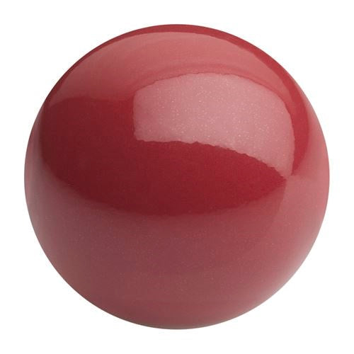 Kaufen Sie Perlen in Deutschland Preciosa Cranberry Runde lackierte Perlen 10 mm (10)