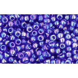 cc87 - Toho rocailles perlen 11/0 trans rainbow cobalt (10g)