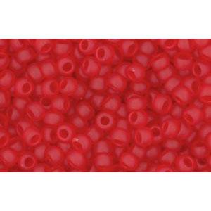 Kaufen Sie Perlen in Deutschland cc5bf - Toho rocailles perlen 11/0 transparent frosted siam ruby (10g)