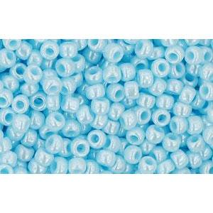 cc124 - Toho rocailles perlen 11/0 opaque lustered pale blue (10g)