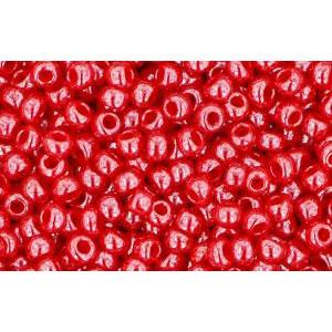 cc125 - Toho rocailles perlen 11/0 opaque lustered cherry (10g)