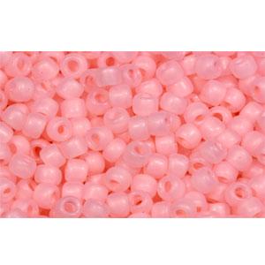 cc145f - Toho rocailles perlen 11/0 ceylon frosted innocent pink (10g)