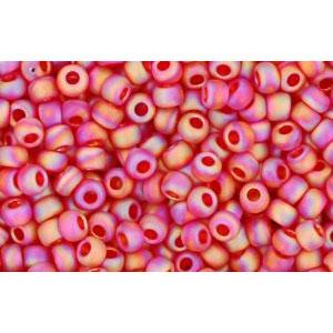 Kaufen Sie Perlen in Deutschland cc165bf - Toho rocailles perlen 11/0 transparent rainbow frosted siam ruby (10g)