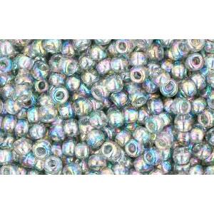 Kaufen Sie Perlen in Deutschland cc176 - Toho rocailles perlen 11/0 transparent rainbow black diamond (10g)