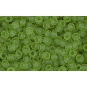 Kaufen Sie Perlen in Deutschland cc7f - Toho rocailles perlen 11/0 transparent frosted peridot (10g)