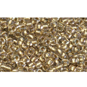 Kaufen Sie Perlen in Deutschland cc262 - Toho rocailles perlen 11/0 inside colour crystal/gold lined (10g)