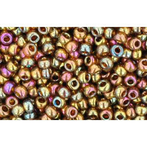 Kaufen Sie Perlen in Deutschland cc459 - Toho rocailles perlen 11/0 gold lustered dark topaz (10g)