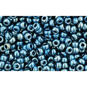 cc511 - Toho rocailles perlen 11/0 galvanized peacock blue (10g)