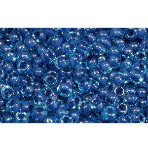 cc932 - Toho rocailles perlen 11/0 aqua/capri lined (10g)