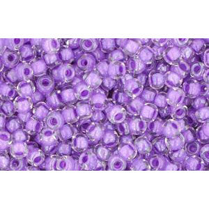 Kaufen Sie Perlen in Deutschland cc935 - Toho rocailles perlen 11/0 crystal/ wisteria (10g)