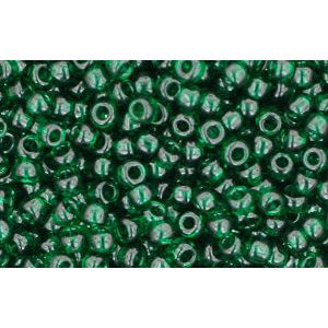 Kaufen Sie Perlen in Deutschland cc939 - Toho rocailles perlen 11/0 transparent green emerald (10g)