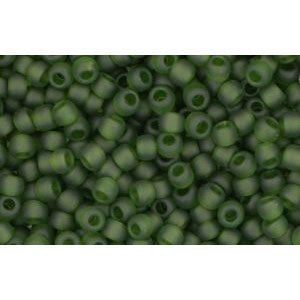 Kaufen Sie Perlen in Deutschland cc940f - Toho rocailles perlen 11/0 transparent frosted olivine (10g)