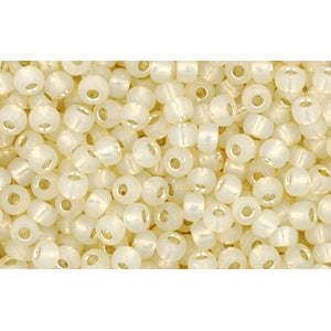 cc2125 - toho rocailles 2.2mm silver lined milky light jonquil (10g)
