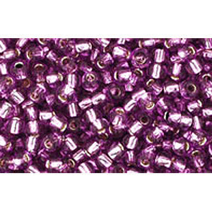 Kaufen Sie Perlen in Deutschland cc2219 - Toho rocailles perlen 11/0 silver lined light grape (10g)