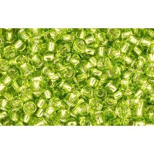 Kaufen Sie Perlen in Deutschland cc24 - Toho rocailles perlen 11/0 silver lined lime green (10g)