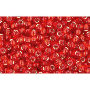 Kaufen Sie Perlen in Deutschland cc25b - Toho rocailles perlen 11/0 silver lined siam ruby (10g)